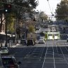 Two segments of tram tracks near Vic Market on Victoria Street will be connected.  