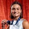 North Melbourne’s Ash Riddell won the 2025 AFLW best and fairest award. 
