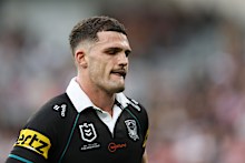 Nathan Cleary is sent to the sin bin.