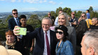 Anthony Albanese in Brisbane. 