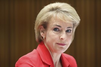 Attorney-General Michaelia Cash says the government is “not progressing” with its planned anti-corruption watchdog at this stage.