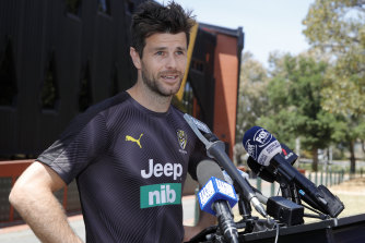 Trent Cotchin said there was humour in Rance's announcement, but sadness too.