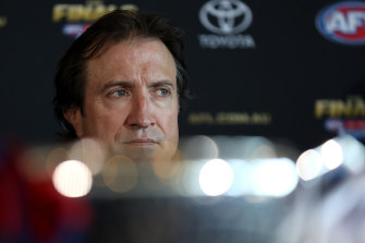 Western Bulldogs coach Luke Beveridge.