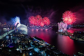 Happy New Year! Sydney bid 2021 goodbye with a bang.