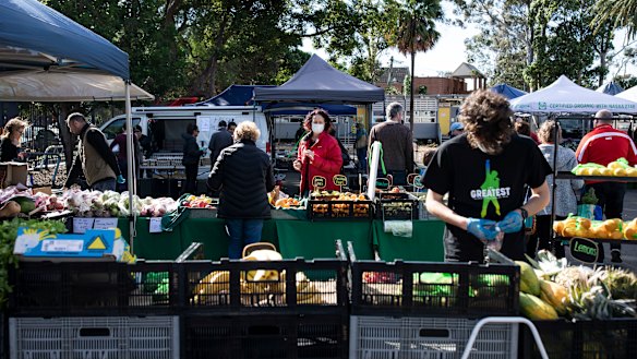 The re-opening of farmers' markets across Sydney suggests concerns about COVID-19 have eased.