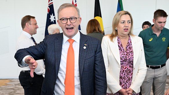 The Queensland government wanted the Commonwealth to jointly fund the Gabba, but Prime Minister Anthony Albanese gave that idea the thumbs down.