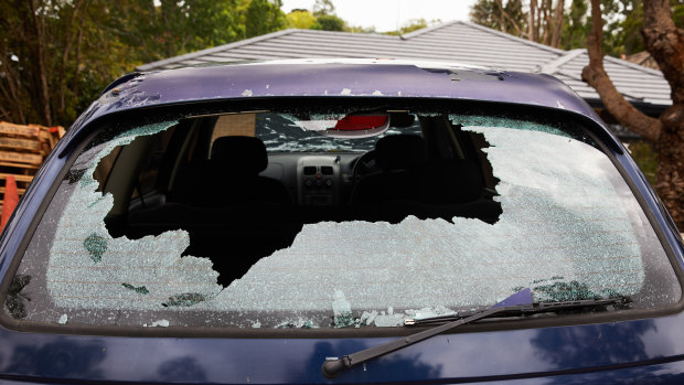 Major share: Three-quarters of insurance claims so far relate to vehicle damage.