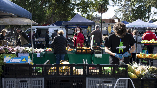 The re-opening of farmers' markets across Sydney suggests concerns about COVID-19 have eased.