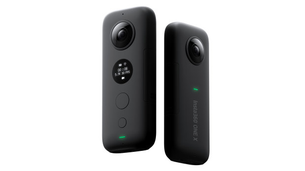 Insta360's One X is a sleek and compact 360 camera.