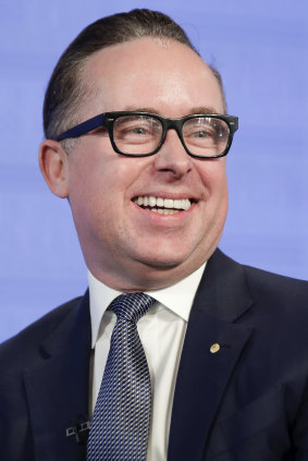 Alan Joyce was reportedly surprised to read about his warm friendship with Jayne Hrdlicka.