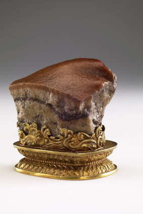 The Qing dynasty's Meat-Shaped Stone.