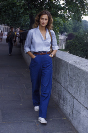 Lauren Hutton’s refined and 
timeless look from the late ’60s 
is an inspiration to Nicole.