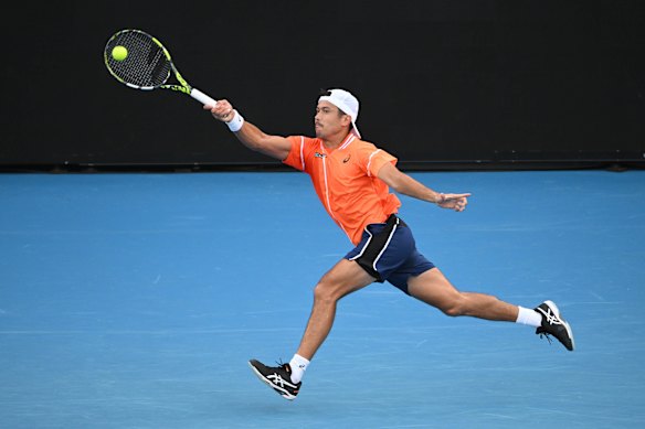 Jason Kubler fought hard for four hours and 59 minutes but lost in a fifth set tiebreaker to Daniel Galan.