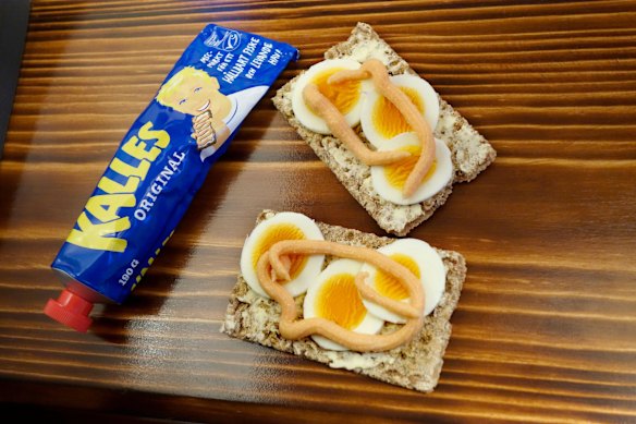 Kalles Kaviar, the Swedish version of Vegemite (culturally, not by taste).