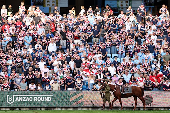 Another packed house is expected for Saturday’s game at Accor Stadium.