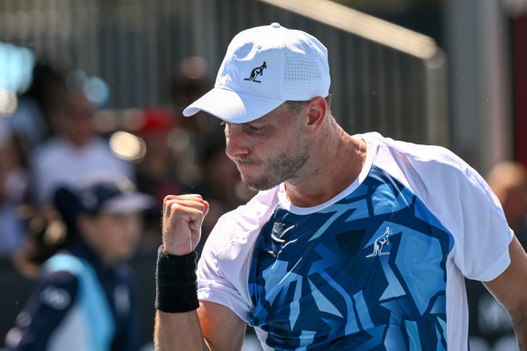 James Duckworth has a big challenge in the first round against fellow Australian Alex de Minaur. 
