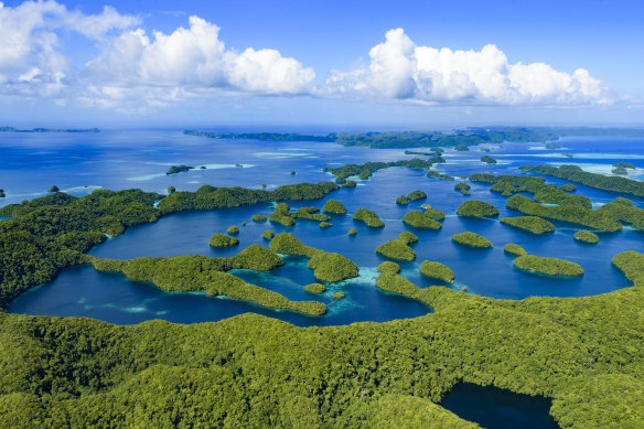 Palau in Micronesia.