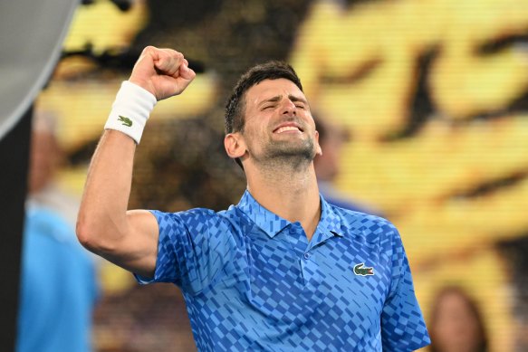 Novak Djokovic was too good for American Tommy Paul in their semi-final.