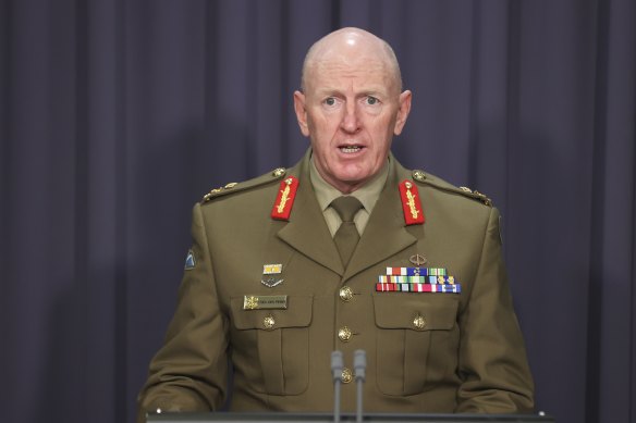 COVID-19 Taskforce Commander, Lieutenant General John Frewen.