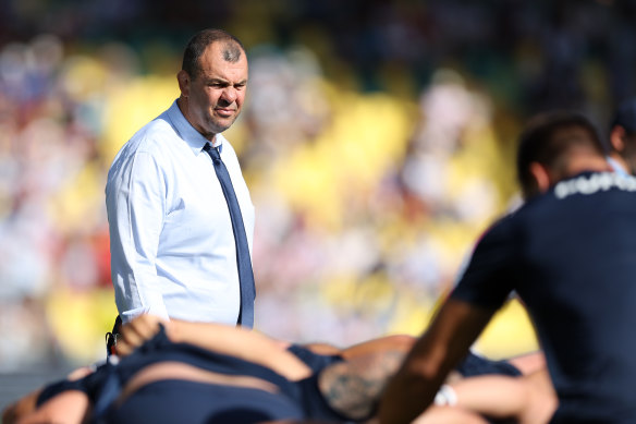Michael Cheika is in his third straight World Cup play-offs.