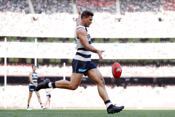 Tom Hawkins is no guarantee to play on Friday night.