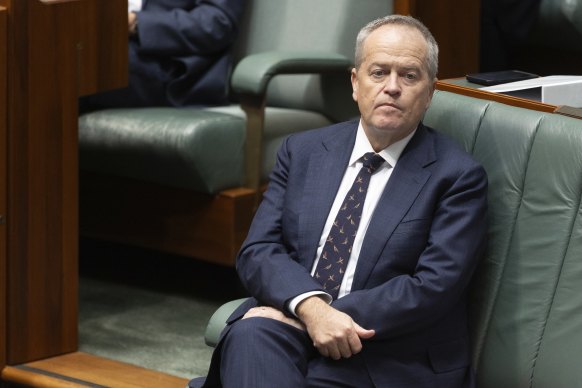 NDIS Minister Bill Shorten in parliament today.