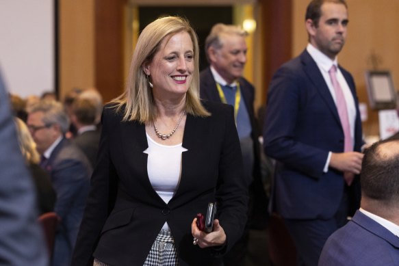 Finance Minister Katy Gallagher says it was a shock when the $20.8 billion cost of public service outsourcing was revealed.