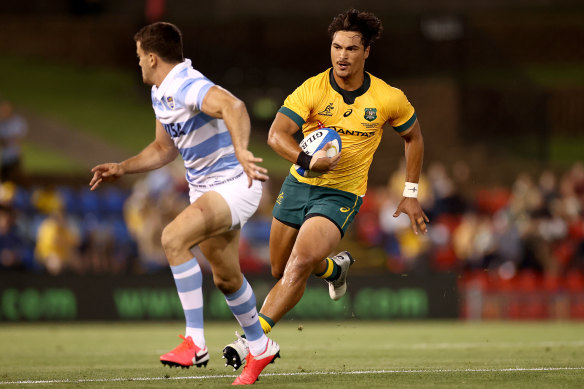 Crunch time: Jordan Petaia needs to take his chances when they arise.