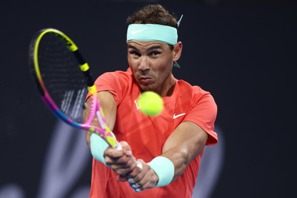 Rafael Nadal looked sensational as he took down Jason Kubler on Thursday night at the Brisbane International.