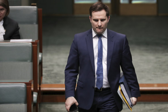 Federal MP Alex Hawke was key in blocking a move within the NSW Liberal Party to ban property developers from seeking preselection for local government elections. 