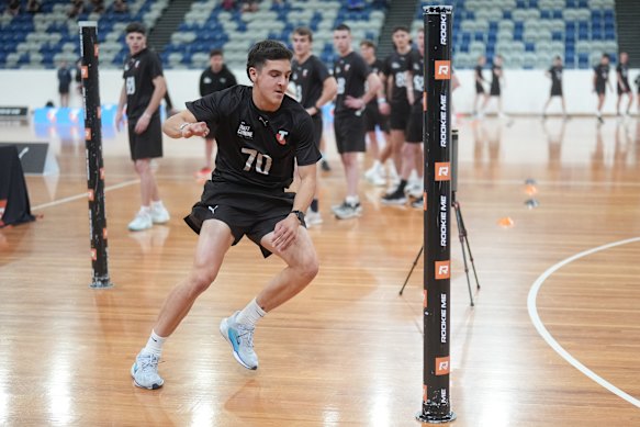 Josh Lindsay está na lista para ser uma escolha de primeira rodada no draft da AFL.