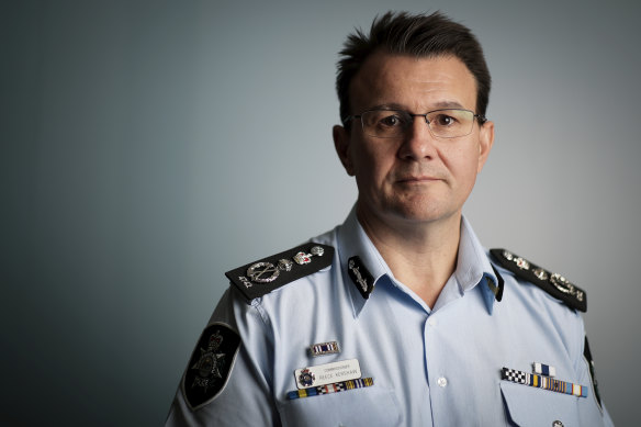 AFP Commissioner Reece Kershaw. 