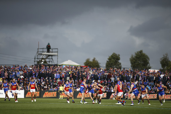 Ballarat’s Mars Stadium - which hosts two AFL games each year - could play host to some of the world’s leading athletes. 