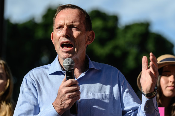 Former PM Tony Abbott said low birth rates among middle class women is "a real problem in every western country."