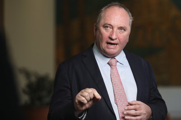 Deputy Prime Minister Barnaby Joyce has conceded Prime Minister Scott Morrison has a mandate to act on climate change.