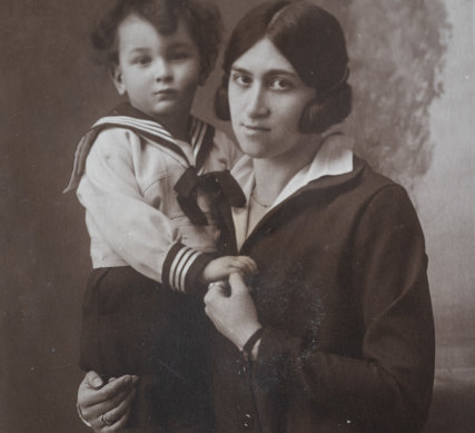 Bern Brent with his mother Helena ‘Lola’. She and her husband Otto survived the war and settled in Australia.