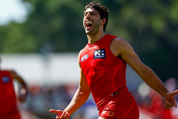 Ex-Demon Christian Petracca is starring for Gold Coast these days.