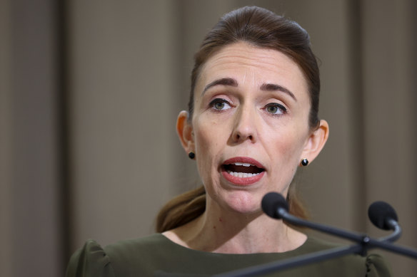 NZ Prime Minister Jacinda Ardern.