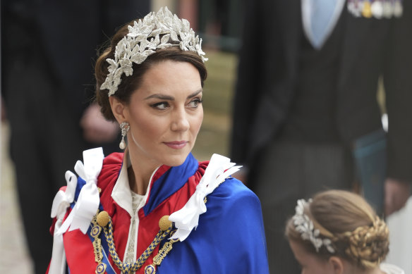 Princess Catherine at the King’s coronation.
