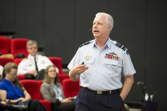 Former Air Chief Marshal Mark Binskin, seen in a file picture, will review Israel’s probe into last week’s drone attack that led to the death of Australian Zomi Frankcom.