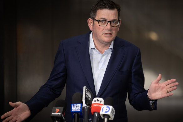 Victorian Premier Daniel Andrews implored people to keep their vaccine appointments.