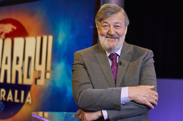 Stephen Fry is the host of a new UK and Australian version of quiz-show Jeopardy!.
