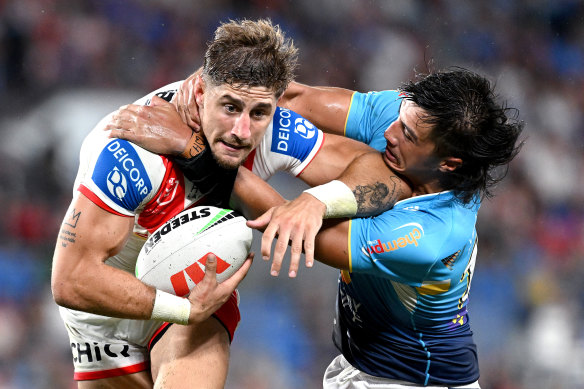 Zac Lomax could be on his way out of the Dragons. 