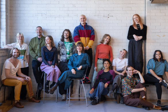 Some of the recipients of the newly announced Chloe Munro fellowships for contemporary dance gathered at Lucy Guerin Inc in North Melbourne.