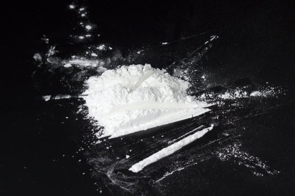 Metonitazene usually appears as a white, off-white or beige powder. It has been mis-sold as cocaine (pictured).