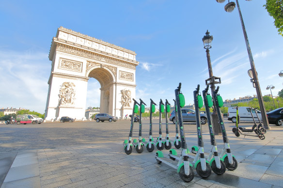 The scooters that ate Paris.