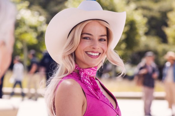 Margot Robbie in Barbie: By popular consensus, the dominant colour is dopamine dressing pink, but is it really?