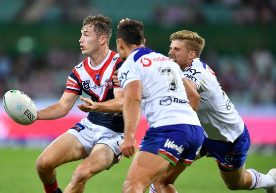 Teenager Sam Walker impressed on debut for the Roosters at the SCG on Sunday night.
