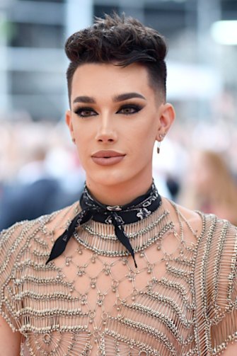 James Charles at the Met Gala.