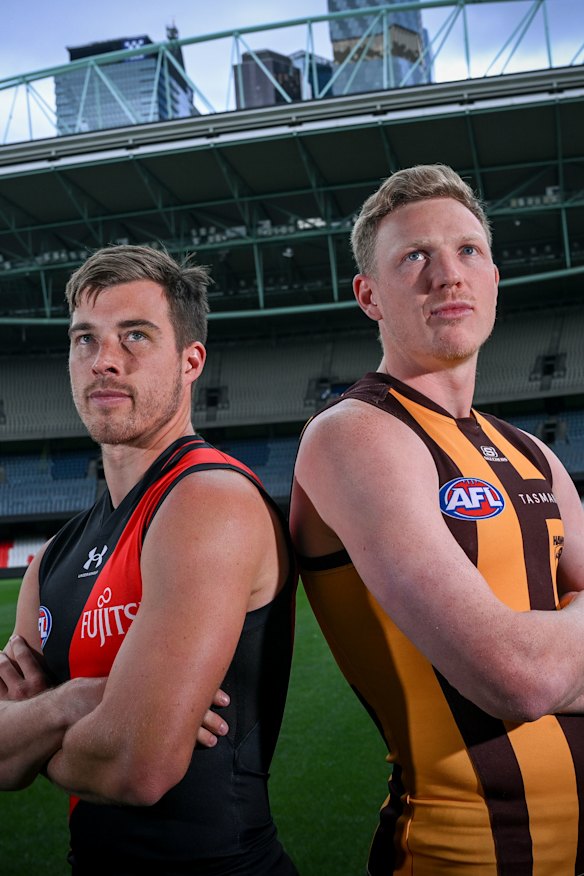 Zach Merrett and Sicily were rival first-year captains in 2023. Much has changed since then.